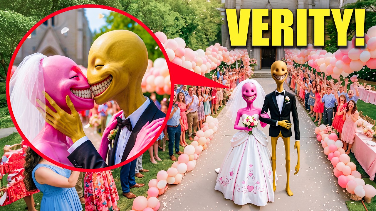 DRONE catches VERITY and LOVITY getting MARRIED in REAL LIFE! (VERITY MINECRAFT MOVIE)
