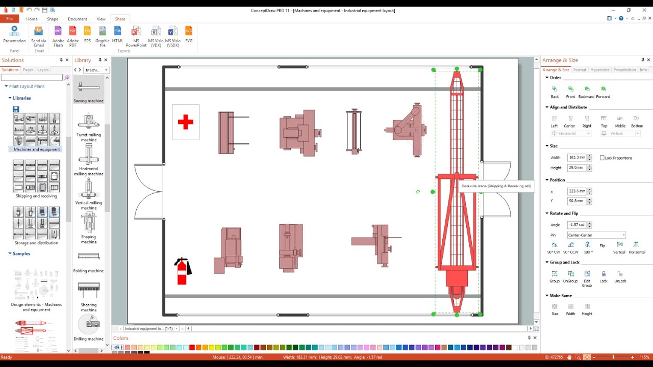 How to Draw the Plant Layout Plan YouTube