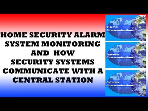 Home Security Alarm System Monitoring And How Security Systems Communicate With A  Central Station