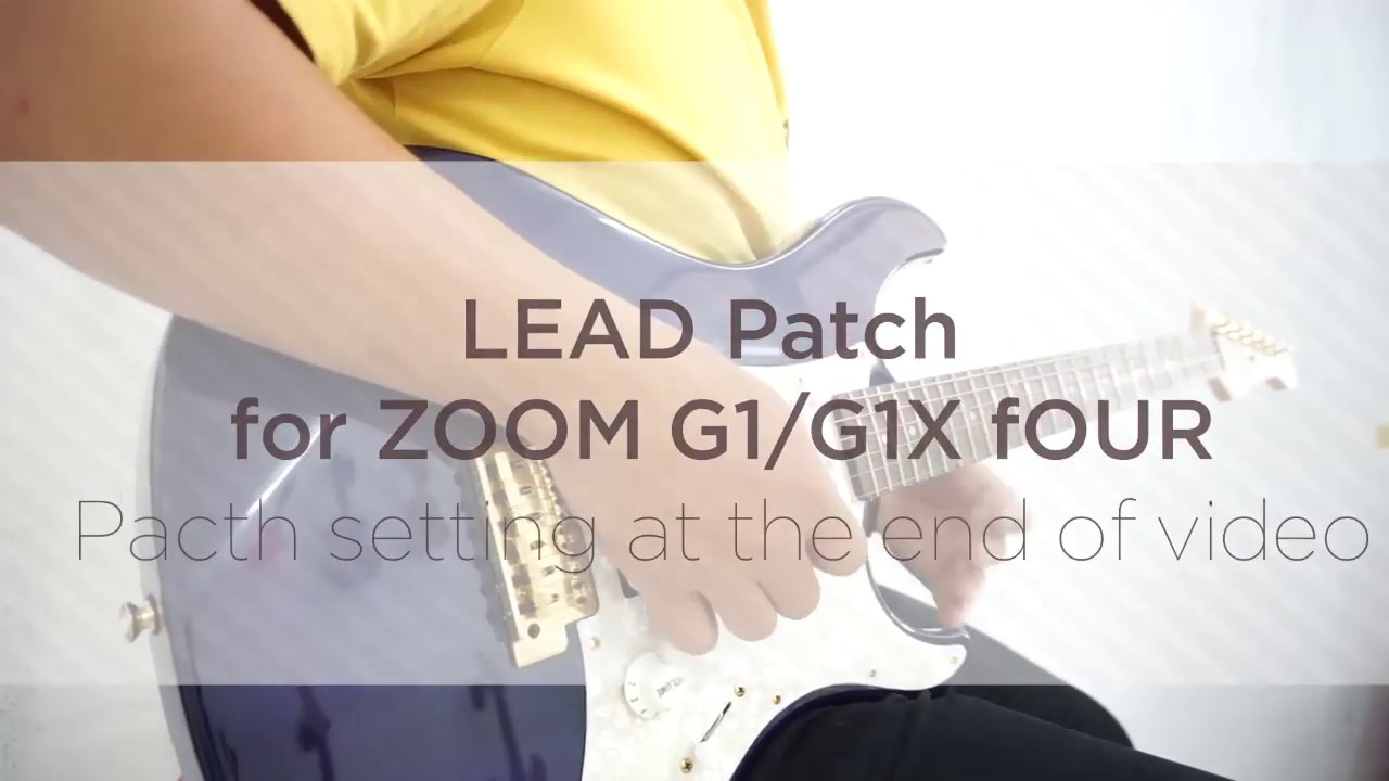 METALLICA Patch (Clean & Lead) - Zoom G1/G1X Four - G3N/G3XN - G5N 😎 