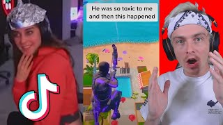 reacting to Fortnite Tik Toks that are ACTUALLY FUNNY!!!