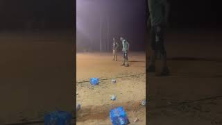 Man Touches Ball, Falls On Dirt