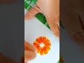 Flower drawing using brush pen  shorts arkmozhi