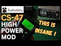 Extra power mod no soldering from a  radioddity cs47 cb radio