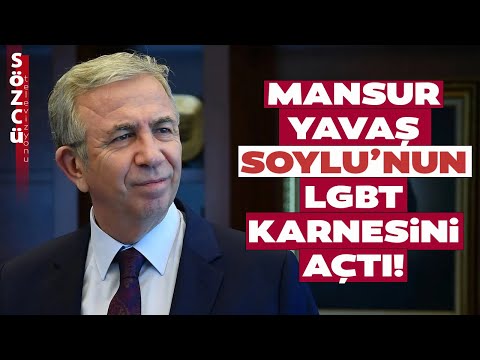 Mansur Yavaş'tan Soylu'ya LGBT Göndermesi! 'Maşallah Çok Zengin Fantezileri Var!'