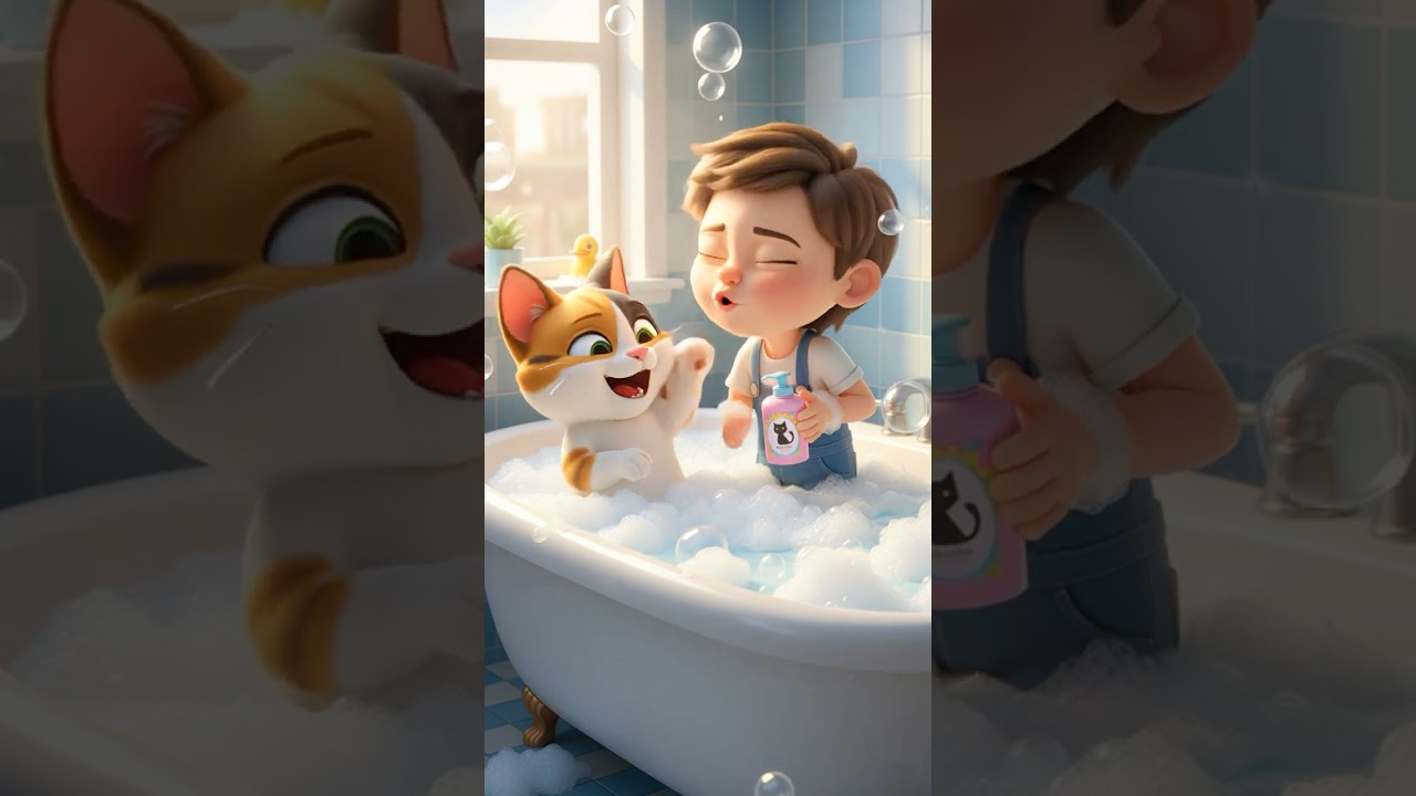 The Calico Cat and the Bubble Bath Day 🐱🛁💖