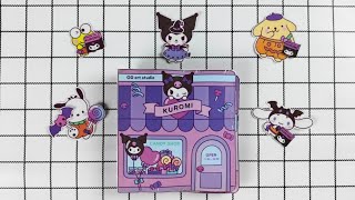 [paperdiy] Kuromi Candy Shop Quiet Book | Paper Book Sanrio Kuromi | Paper Play ASMR