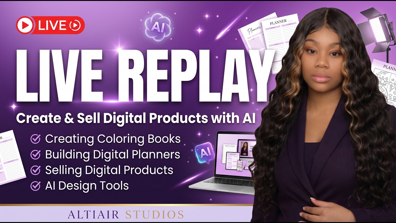 LIVE: How To Create a Digital Planner Part 4