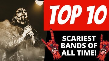 🔥🤘10 SCARIEST BANDS OF ALL TIME! Keep your Bible close!🤘🔥