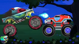 The Trapster + More Monster Truck Cartoon Videos & Kids Shows