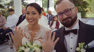 Patrycja i Sebastian teledysk ślubny | ślub cywilny w plenerze Kąty Wrocławskie
