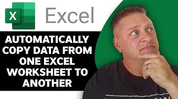 How to Automatically Copy Data from One Excel Worksheet to Another | Excel Tutorial 2025