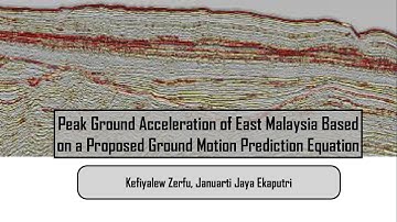 Peak Ground Acceleration of East Malaysia Based on a Proposed Ground Motion Prediction Equation