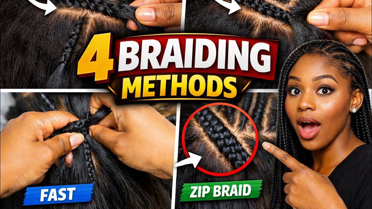 4 braiding methods… but only ONE might be right for you 👀Watch till the ...