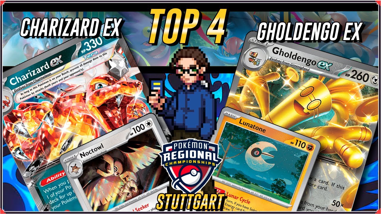 TOP 4  TCG POKEMON Stuttgart Regional en ESPAÑOL | Charizard ex  VS Gholdengo ex