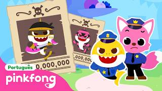 Você Viu o Bebê Tubarão Ladrão? | + Completo | Pinkfong, Bebê Tubarão! Canções para Crianças