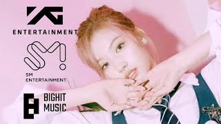 how would YG, SM & BIGHIT makes a teaser for TWICE's 