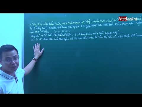 Video Công thức tổng quát tính bán kính mặt cầu ngoại tiếp... - youtube