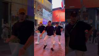 #shorts “Toma” by ANH . Dancers: DeeKee, Bobby & Jordan in Time Square, #NYC. #zumba #dance #dembow