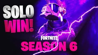 Season 6 | Solo Win | Fortnite | No Commentary