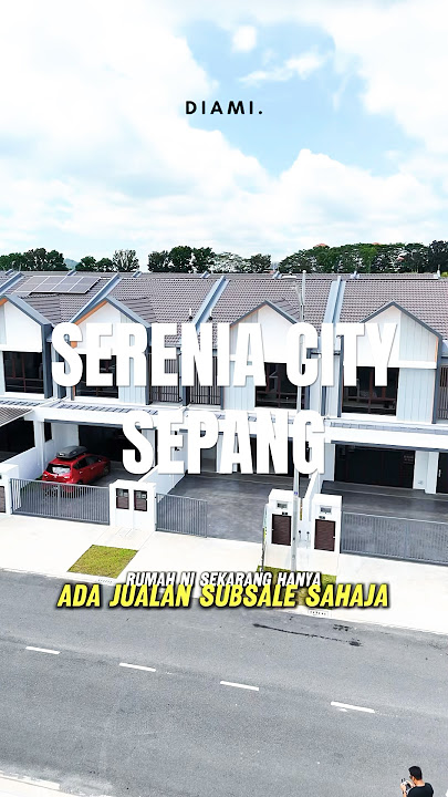RM 760,000 📍2 Storey Terrace Serenia City Sepang (Anisa) #propertytour #thediamihomes #sepang