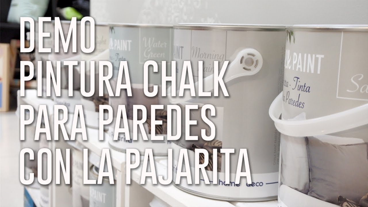 Demo Chalk de Pared de Pinturas La Pajarita en Leroy Merlin Almería YouTube