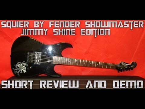 Squier by Fender Showmaster Jimmy Shine Edition, Review and Short Demo