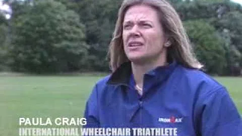 Team GB Para-triathlete Paula Craig in 2002