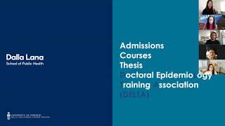 Learn more about our PhD in Epidemiology Program (2021)