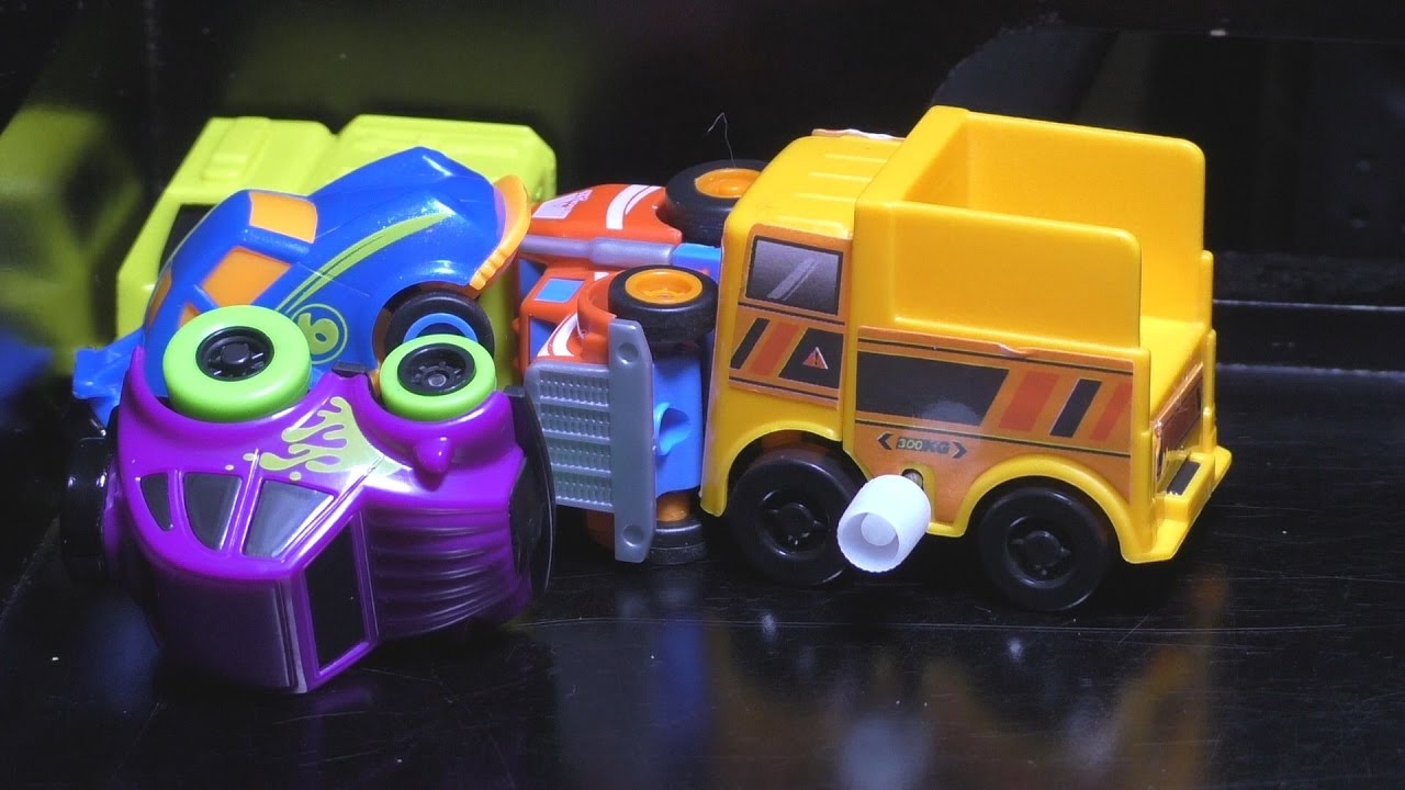 Fun Toy Cars for KIDS Video Pull Back Racers Action