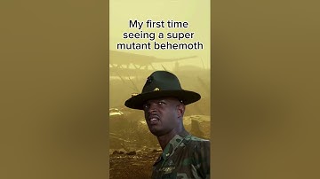 FALLOUT 4 my first thought when i seen a super mutant  #fallout #fallout4