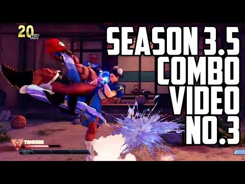 SFV: AE Season 3.5 New Combos Part 3 (Chun, Ken, Dictator, Blanka)