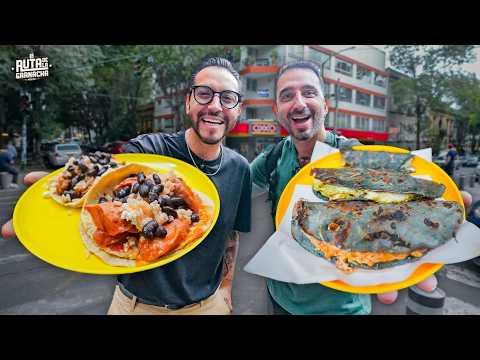 Video thumbnail: QUESADILLAS y Taco de GUISADO pero… ¿Por QUÉ  EXTRANJEROS AMAN MÉXICO 🇲🇽? @VAGABOOM