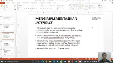 Materi 9 Abstract Class , Interface & Package java  oleh Yudi Maulana
