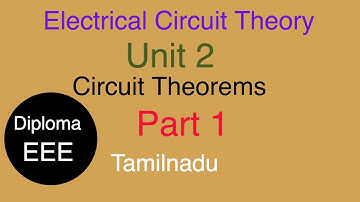 Unit 2 | Part 1 | Electrical Circuit Theory | DEEE | Tamilnadu | Diploma EEE | By ala Education