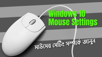 মাউসের সেটিং সম্পর্কে জানুন | Windows 10 Mouse Settings Explained