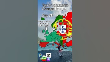 Top 3 Comments Change EuropeDay 25 #like #subscribers #europe #mapchart #mapguide #mapping