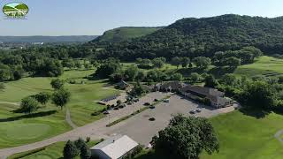 The Bridges Golf Course in Winona, MN - Aerial Drone (Morning Light)