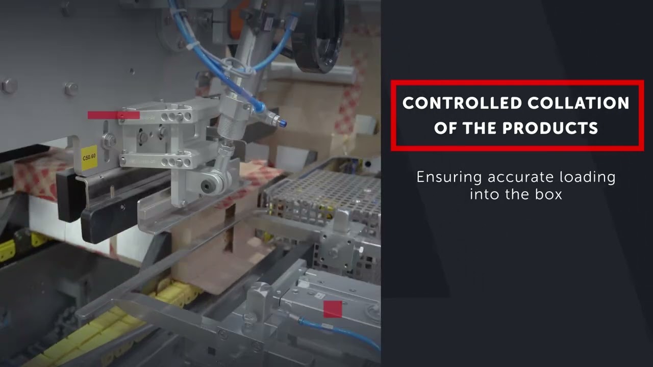 Fully automated primary and secondary packaging line for noodle cakes