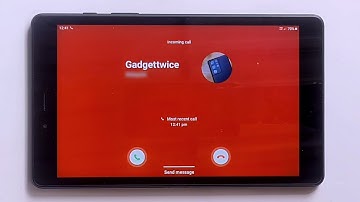 Samsung Galaxy Tab A.8 (2019) Android 11 One Ui 3 incoming call Over The Horizon Ringtones