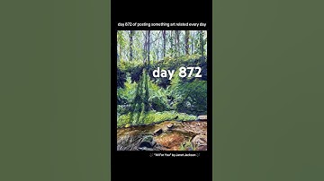 day 872: ☀️🌳🕶️ #TimeLapse #Landscape #Procreate