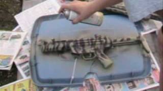 How to paint tiger stripe camo