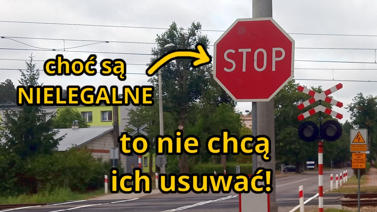 Te wymówki są absurdalne. A na strzeżonych przejazdach nie wolno stawiać znaków STOP!