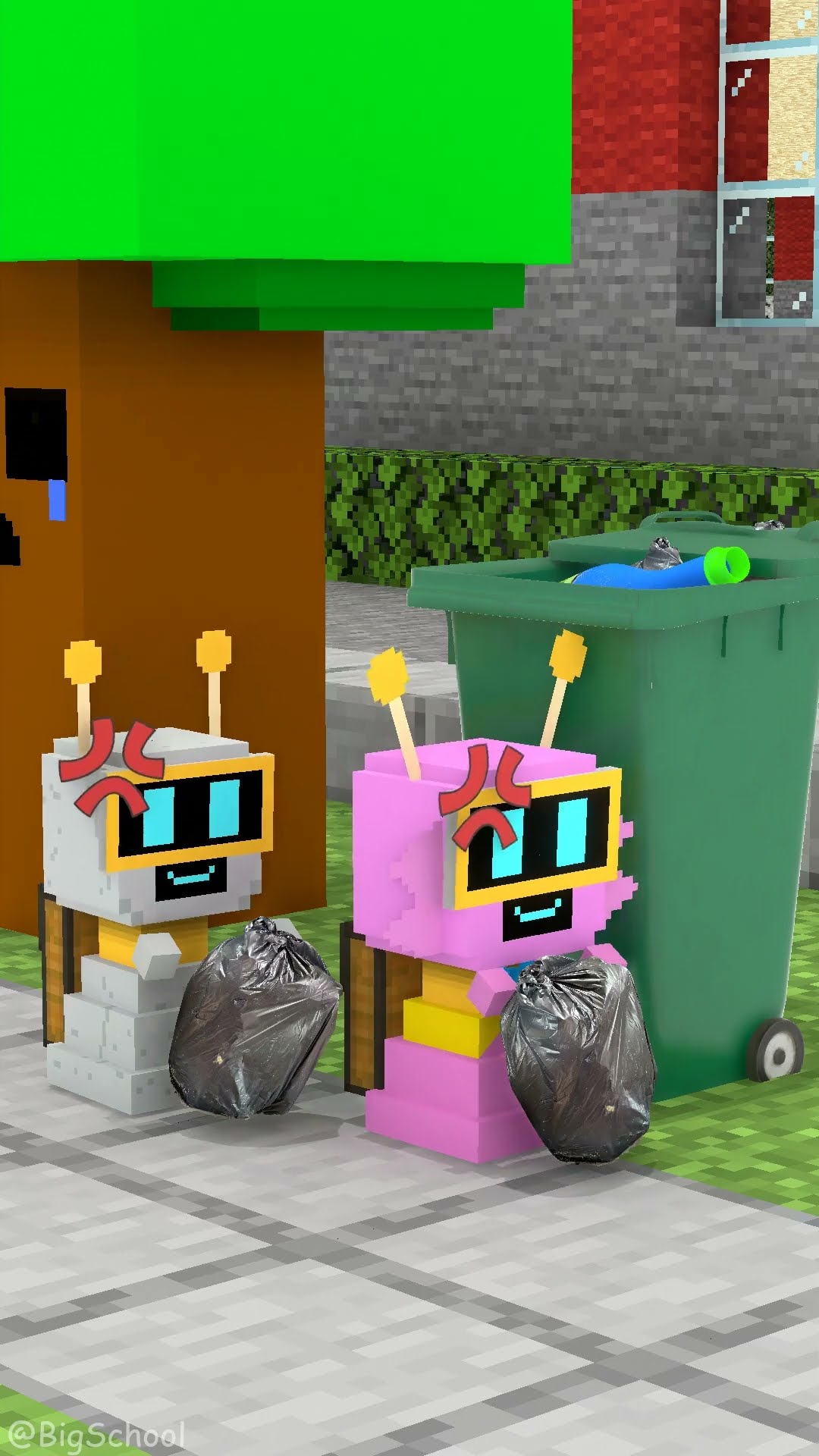 Who deserves to receive Mr. Tree's apple? Funbot and Pinkbot or Skibidi Toilet? ?