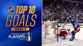 Топ-10 голов 3-й недели плей-офф / NHL Top 10 Goals from Week 3 | 2024 Stanley Cup Playoffs