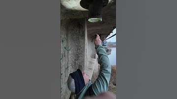 I FOUND IT! Geocache Hidden UNDER the Bridge!