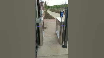 Pedestrian Security Access Control Swing Turnstile Gates, project showcase, KKH17D38