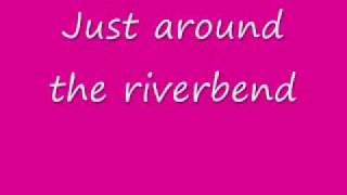 Video thumbnail of "Just Around the Riverbend - Pocahontas w/ Lyrics on screen"