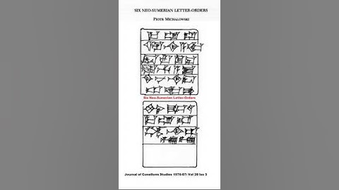 Six Neo-Sumerian Letter-Orders #mesopotamia #cuneiform #sumerian #language #books