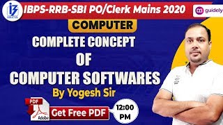 IBPS RRB | SBI PO/Clerk 2020 | Computer Softwares | Computer by Yogesh sir screenshot 5